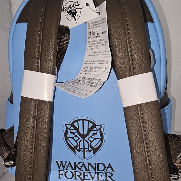 NWT Loungefly Black Panther: Wakanda Forever Mini Backpack (MARVEL) - Picture 2 of 3